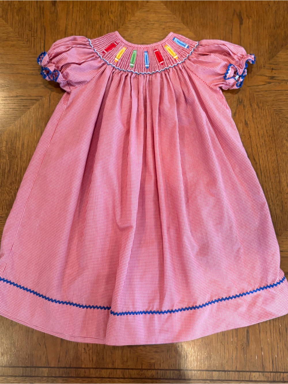 Smocked Back to School Dress